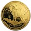 2015 Australia 1 oz Gold Lunar Goat Proof (w/box and COA)