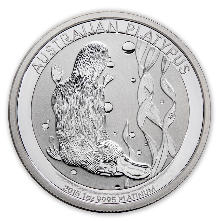 2015 Australia 1 oz Platinum Platypus BU