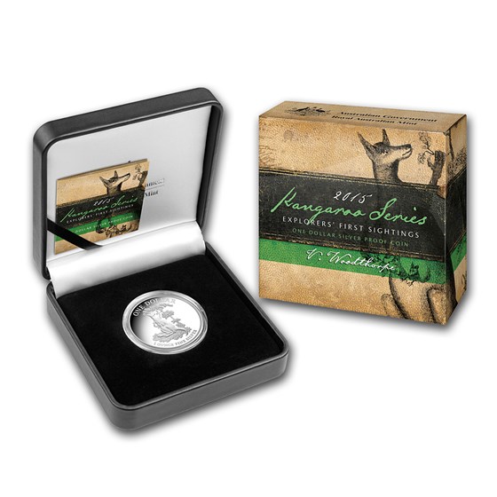 2015 Australia 1 oz Proof Silver Kangaroo (w/Box and COA) 2015 Australia 1 oz Proof Silver Kangaroo (w/Box and COA)