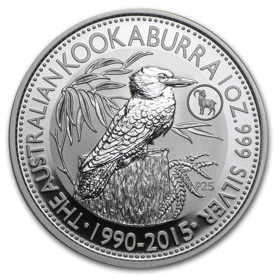 2015 Australia 1 oz Silver Kookaburra BU (Goat Privy) 2015 Australia 1 oz Silver Kookaburra BU (Goat Privy)
