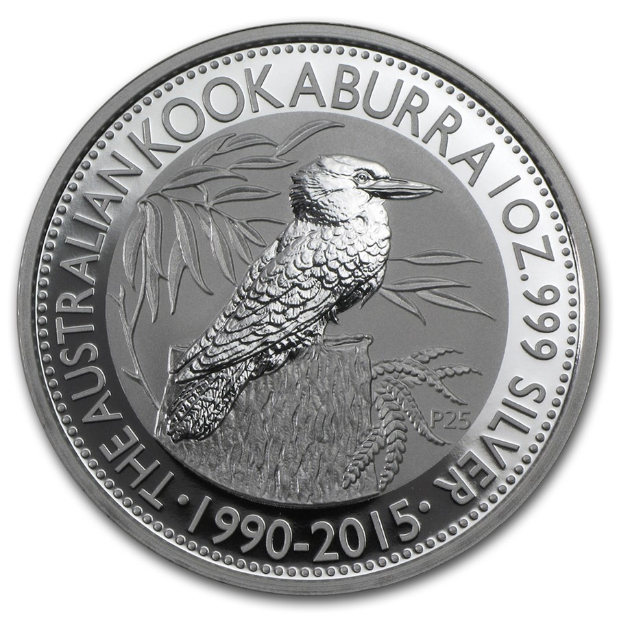 2015 Australia 1 oz Silver Kookaburra BU