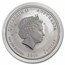 2015 Australia 1 oz Silver Lunar Goat BU (Series II) Spotted