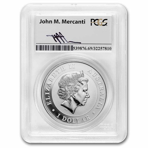 2015 Australia 1 oz Silver Wedge Tailed Eagle MS-69 PCGS 2015 Australia 1 oz Silver Wedge Tailed Eagle MS-69 PCGS