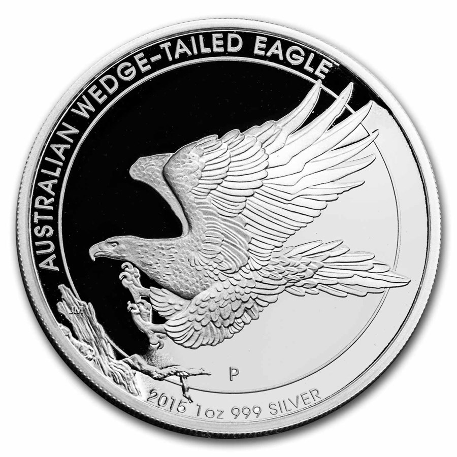 2015 Australia 1 oz Silver Wedge-Tailed Eagle Proof (Missing Box)