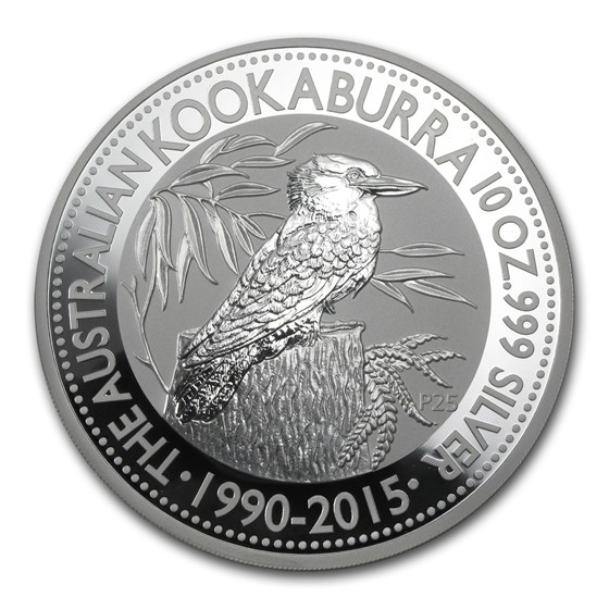 2015 Australia 10 oz Silver Kookaburra BU 2015 Australia 10 oz Silver Kookaburra BU