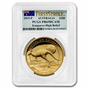 2015 Australia 2 oz Gold Kangaroo PR-69 High Relief PCGS