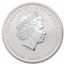 2015 Australia 2 oz Silver Lunar Goat BU (Coin Only)