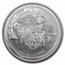 2015 Australia 2 oz Silver Lunar Goat BU (no capsule)