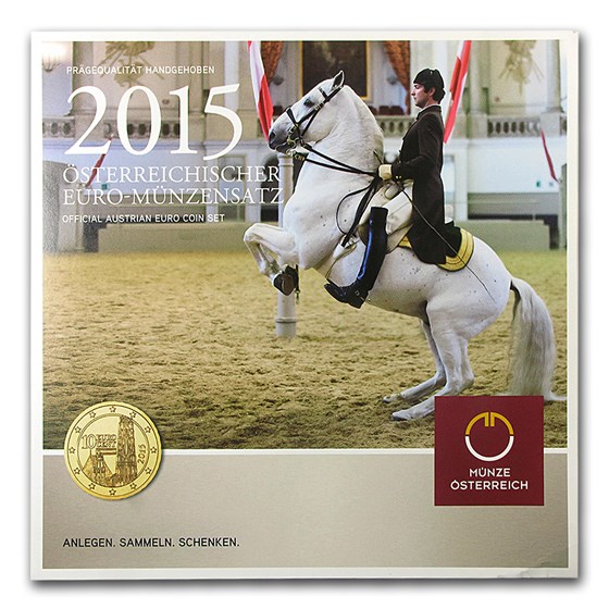 2015 Austria 450th Ann. Spanish Riding School Coin Set 2015 Austria 450th Ann. Spanish Riding School Coin Set