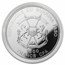 2015 Burkina Faso 3 oz Silver Solar: Eclipse of the Sun