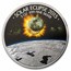 2015 Burkina Faso 3 oz Silver Solar: Eclipse of the Sun