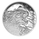 2015 Canada 1/2 kilo Proof Silver $125 Growling Cougar