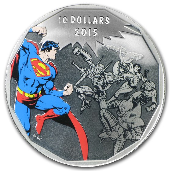 2015 Canada 1/2 oz Silver $10 DC Comics Originals: Gauntlet 2015 Canada 1/2 oz Silver $10 DC Comics Originals: Gauntlet