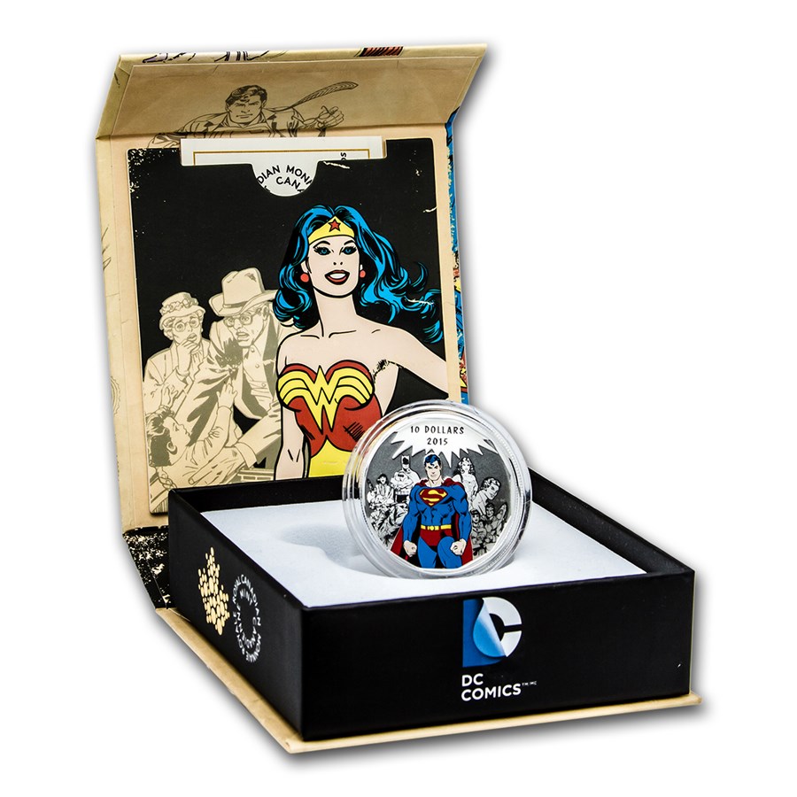 2015 Canada 1/2 oz Silver $10 DC Comics Originals: Legacy
