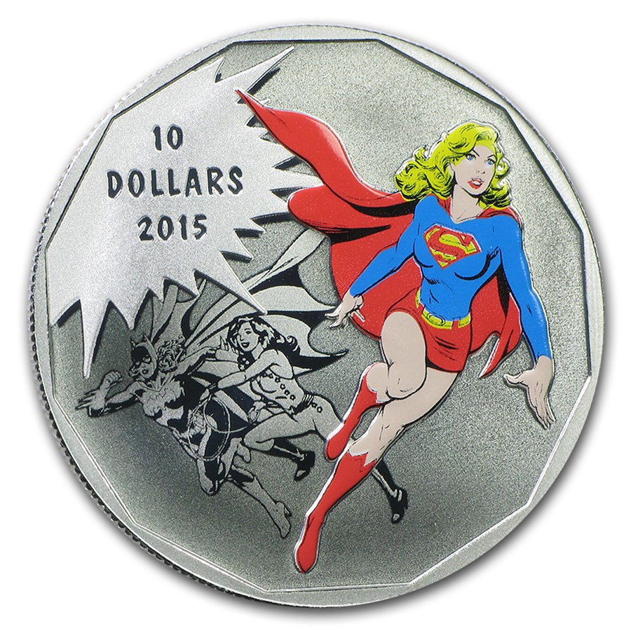 2015 Canada 1/2 oz Silver $10 DC Comics Originals: Unity