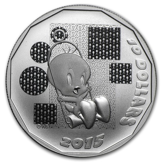 2015 Canada 1/2 oz Silver $10 Looney Tunes Tweety 2015 Canada 1/2 oz Silver $10 Looney Tunes Tweety