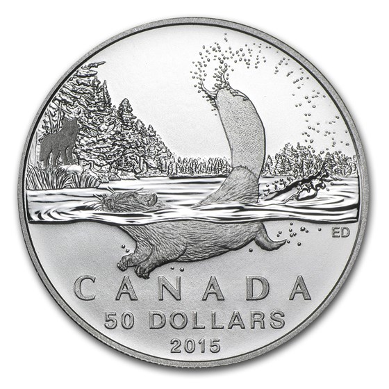 2015 Canada 1/2 oz Silver $50 Beaver 2015 Canada 1/2 oz Silver $50 Beaver