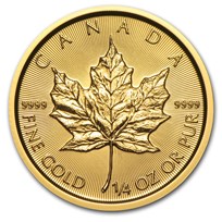 2015 Canada 1/4 oz Gold Maple Leaf BU