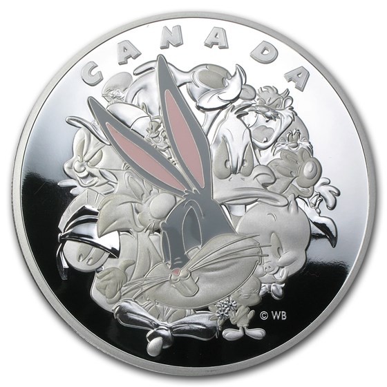 2015 Canada 1 Kilo Silver $250 Looney Tunes Ensemble Cast