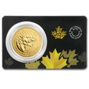 2015 Canada 1 oz Gold Growling Cougar .99999 BU (Assay Card)