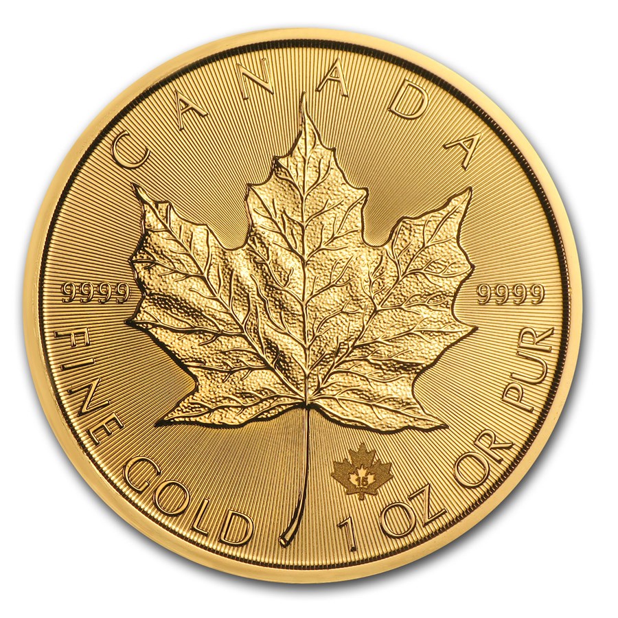 Buy 1 oz Canadian Gold Maple Leaf Coins, Buy Gold Coins