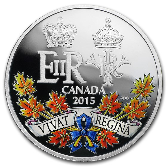 2015 Canada 1 oz Silver $20 A Historic Reign 2015 Canada 1 oz Silver $20 A Historic Reign