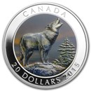 2015 Canada 1 oz Silver $20 Grey Wolf Proof