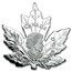 2015 Canada 1 oz Silver $20 Proof Maple Leaf Shaped Coin
