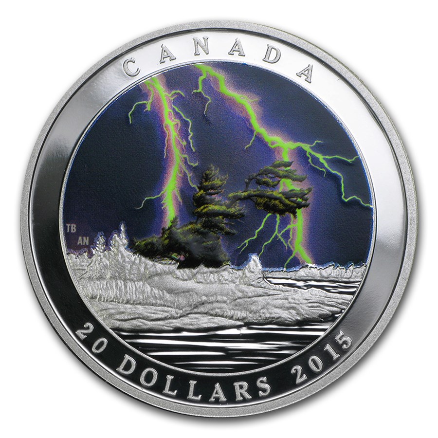 2015 Canada 1 oz Silver $20 Summer Storm