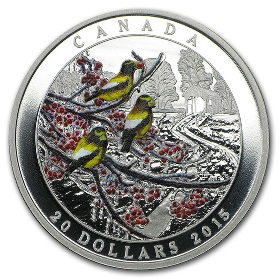 2015 Canada 1 oz Silver $20 Weather Phenomenon: Winter Freeze 2015 Canada 1 oz Silver $20 Weather Phenomenon: Winter Freeze