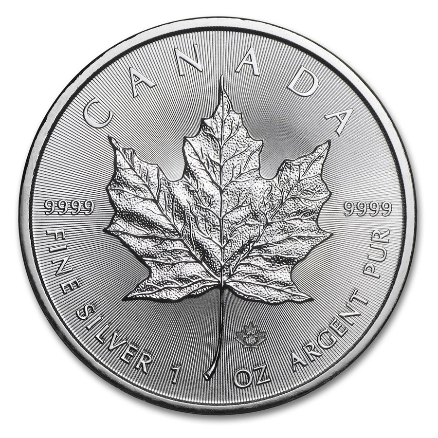 2015 Canada 1 oz Silver Maple Leaf BU