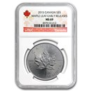 2015 Canada 1 oz Silver Maple Leaf MS-69 NGC (Early Release)