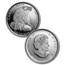 2015 Canada 4-Coin Proof Silver Bald Eagle Fractional Set