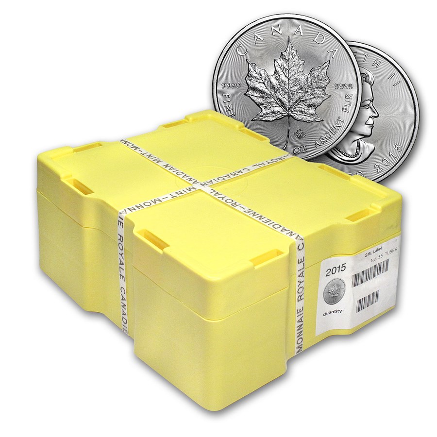 2015 Canada 500-Coin Silver Maple Leaf Monster Box (Sealed)