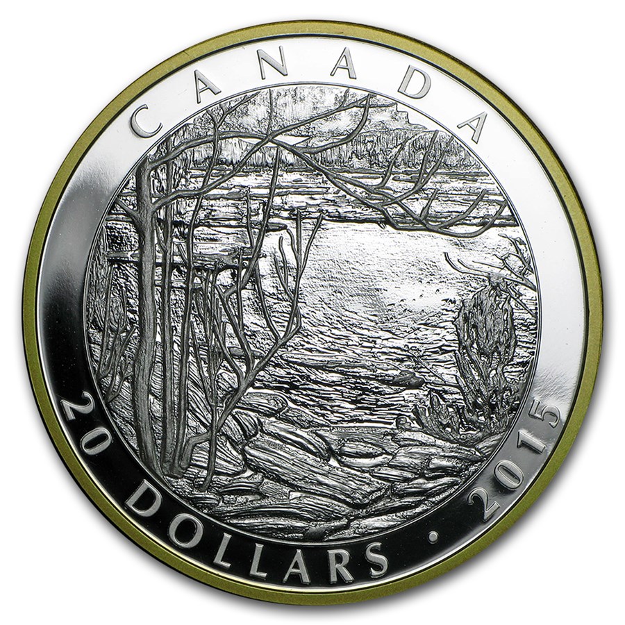 2015 Canada Silver $20 Proof Spring Ice (Tom Thomson)