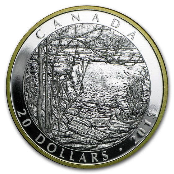 2015 Canada Silver $20 Proof Spring Ice (Tom Thomson) 2015 Canada Silver $20 Proof Spring Ice (Tom Thomson)