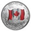 2015 Canada Silver $25 Canadian Flag