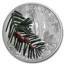 2015 Canada Silver Forests of Canada Columbian Yew Tree
