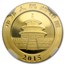 2015 China 1/20 oz Gold Panda MS-70 NGC