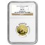 2015 China 1/4 oz Gold Panda MS-69 NGC