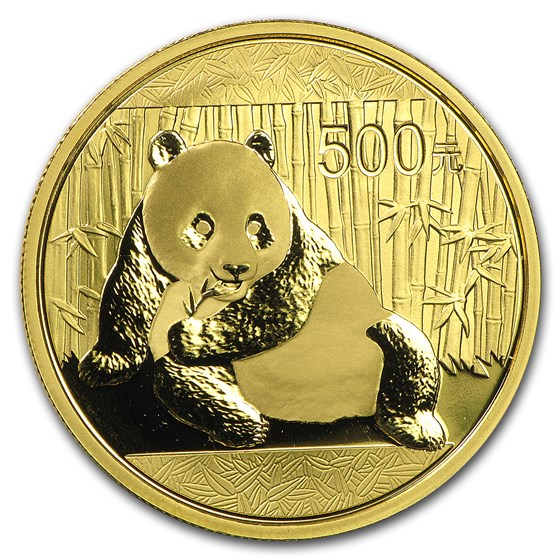2015 China 1 oz Gold Panda BU (In Capsule)