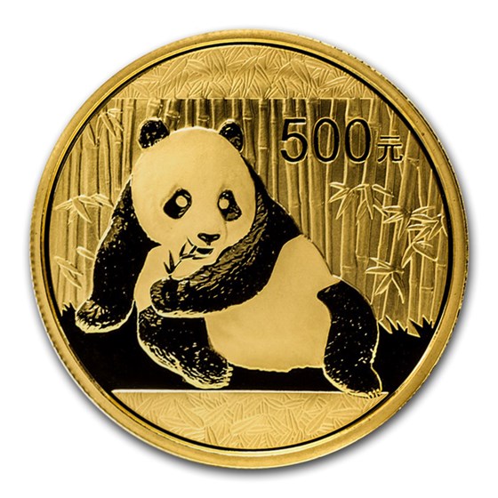 2015 China 1 oz Gold Panda BU (Sealed)