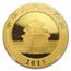 2015 China 1 oz Gold Panda MS-70 NGC