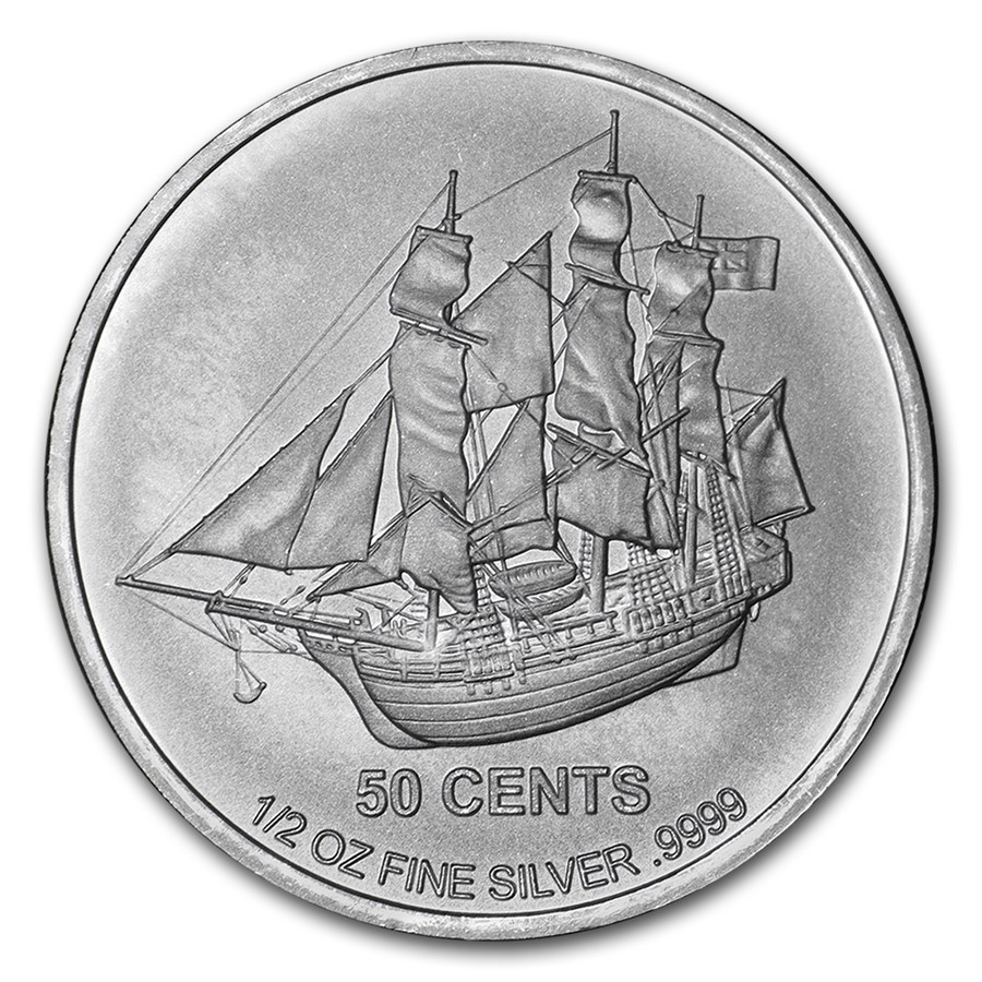 2015 Cook Islands 1/2 oz Silver Bounty Coin