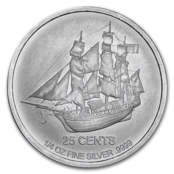 2015 Cook Islands 1/4 oz Silver Bounty Coin 2015 Cook Islands 1/4 oz Silver Bounty Coin