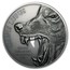 2015 Cook Islands 2 oz Silver North American Predators Gray Wolf