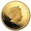 2015 Cook Islands 5 oz Gold Mother of Pearl Year of the Goat