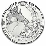 2015-D ATB Quarter Blue Ridge Parkway 40-Coin Roll BU