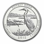 2015-D ATB Quarter Bombay Hook Wildlife Refuge 40-Coin Roll BU