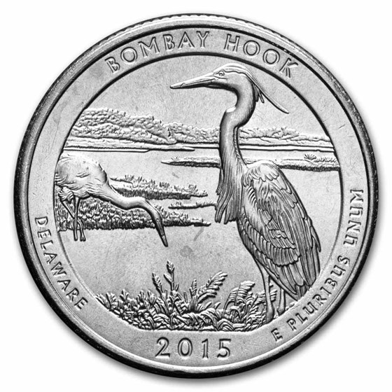 2015-D ATB Quarter Bombay Hook Wildlife Refuge BU 2015-D ATB Quarter Bombay Hook Wildlife Refuge BU